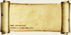 Jasna Perošević vizit kartica